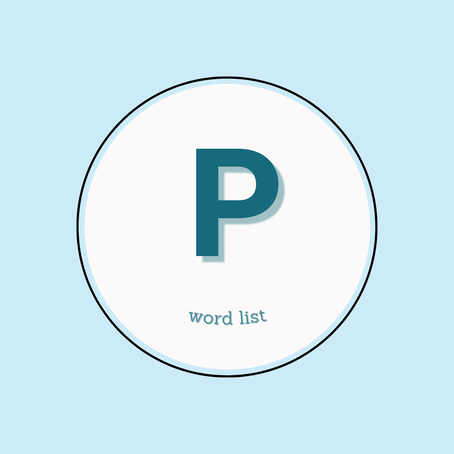 p word list