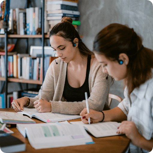 students doing homework